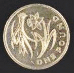 нарцисс на монете